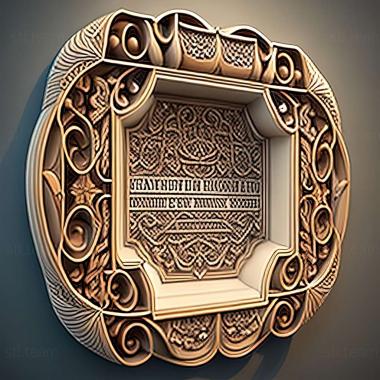 3D model Ketubah Ketubbah (STL)